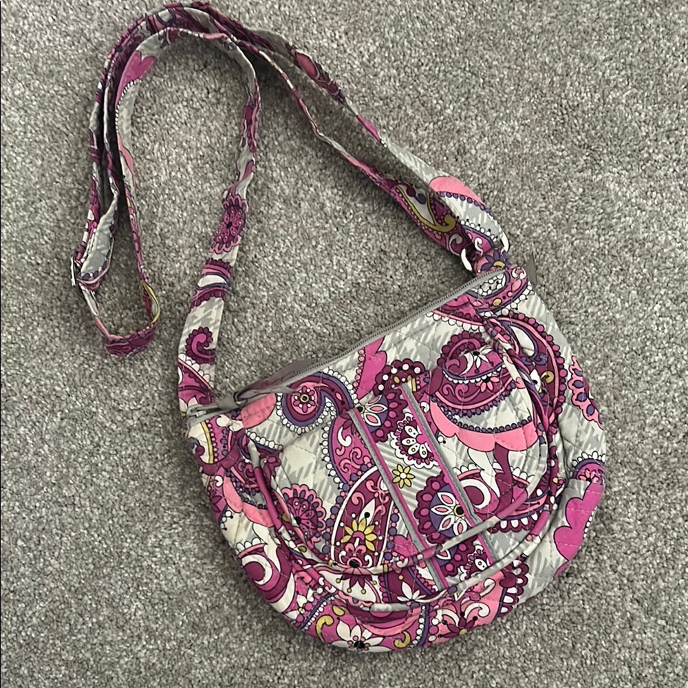 Vera Bradley Paisley and Houndstooth Crossbody Bag